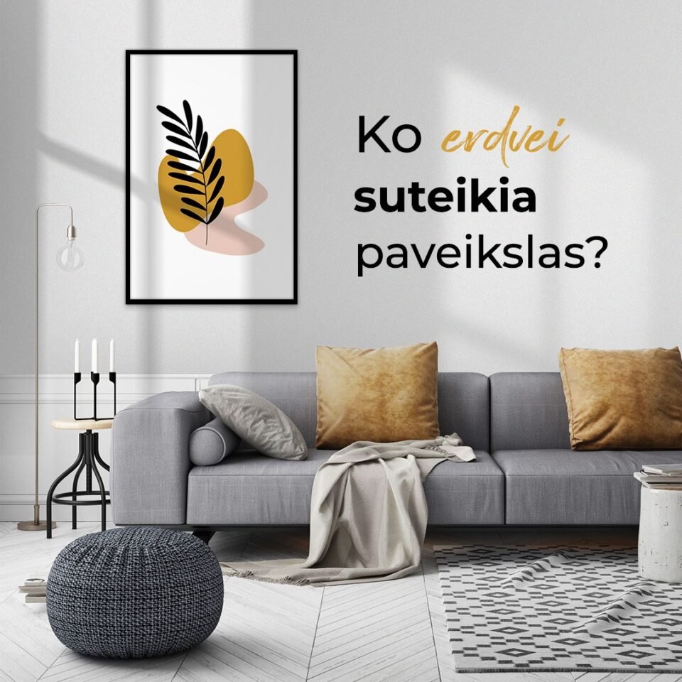 yzydeco ko erdvei suteikia paveikslas?