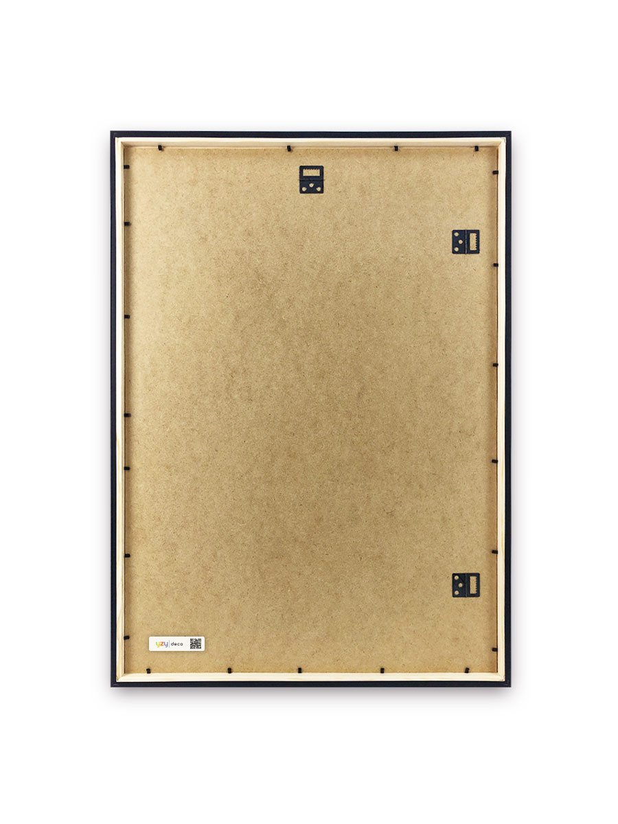 yzydeco Remelis juodas medinis 50×70 cm nugarele