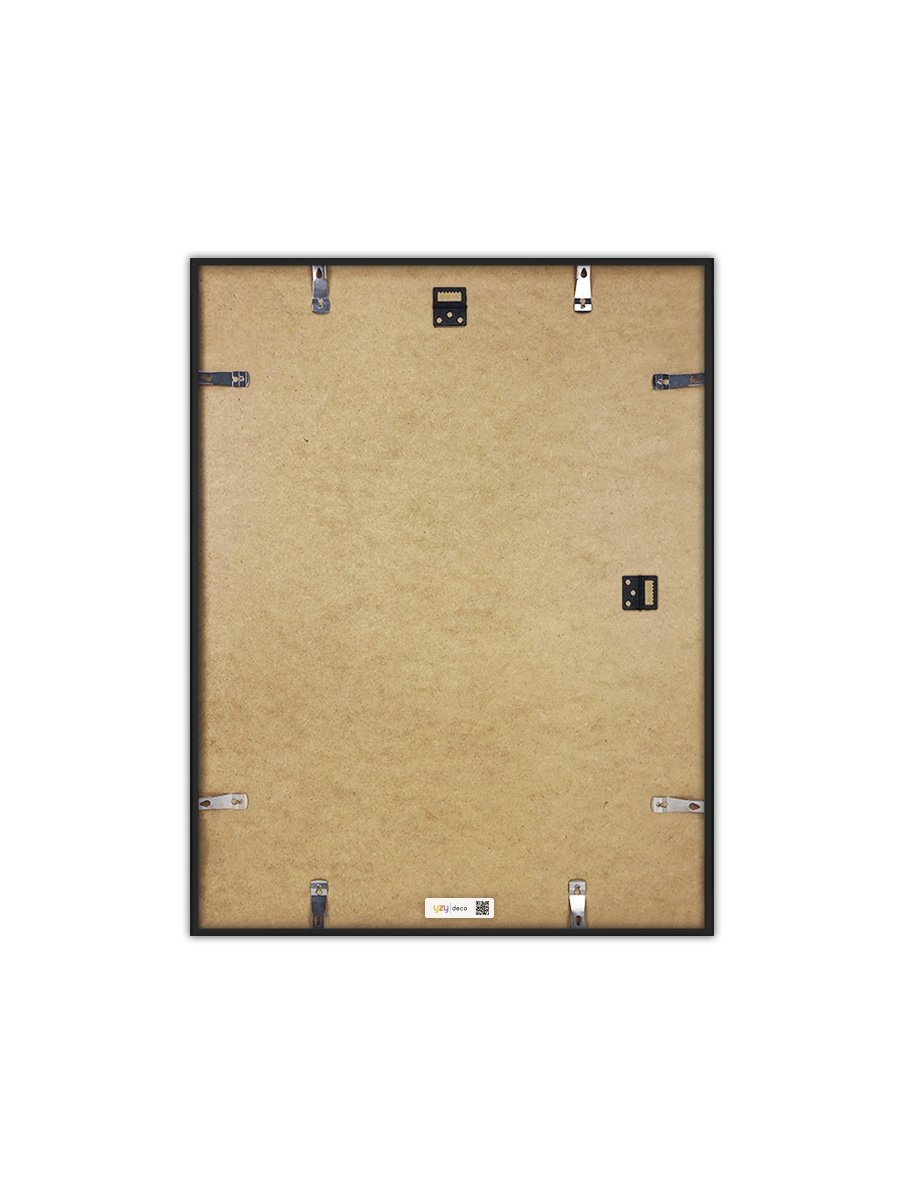 yzydeco Remelis juodas metalinis 30×40 cm nugarele