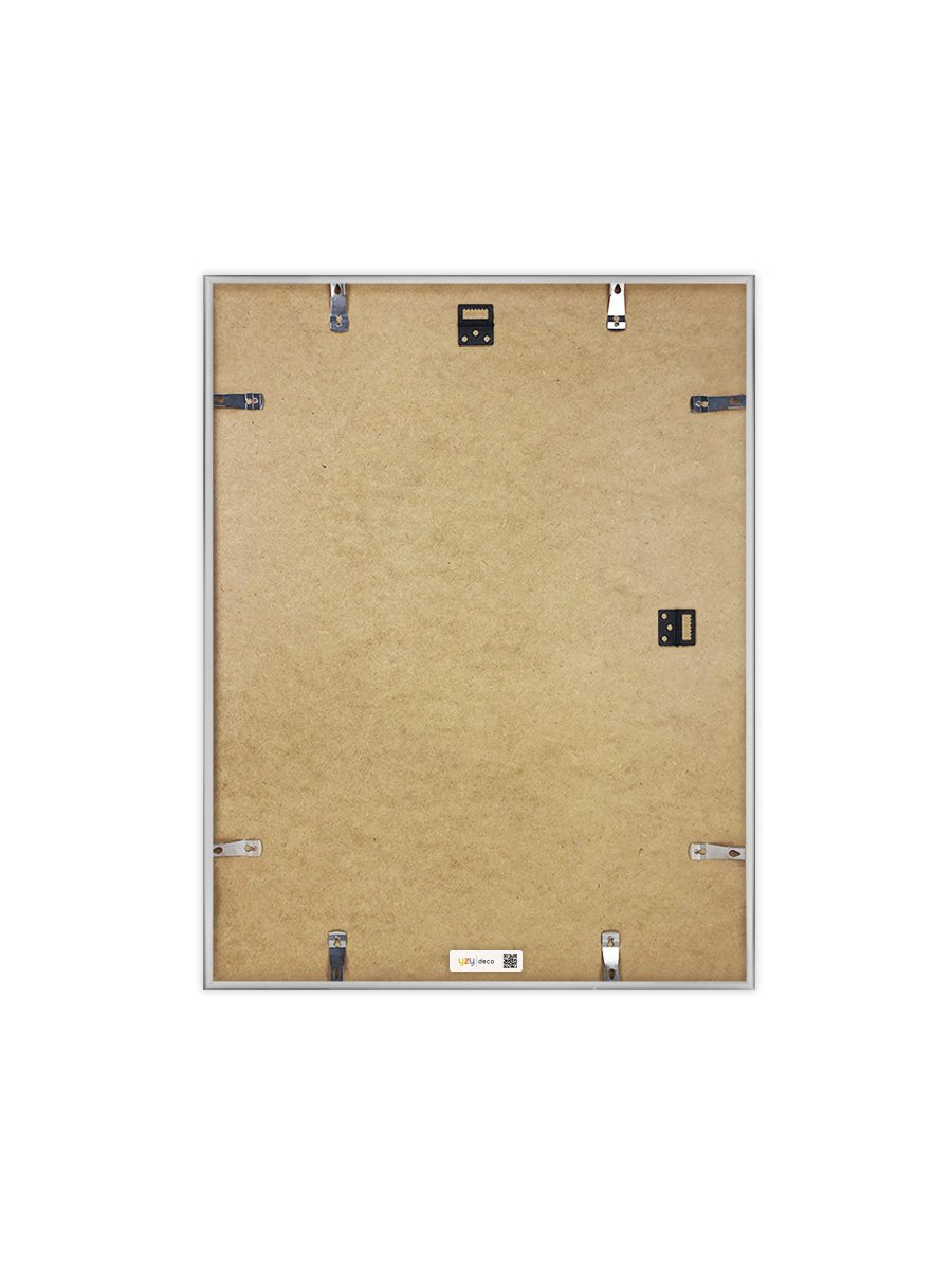 yzydeco Remelis sidabrinis metalinis 30×40 cm nugarele