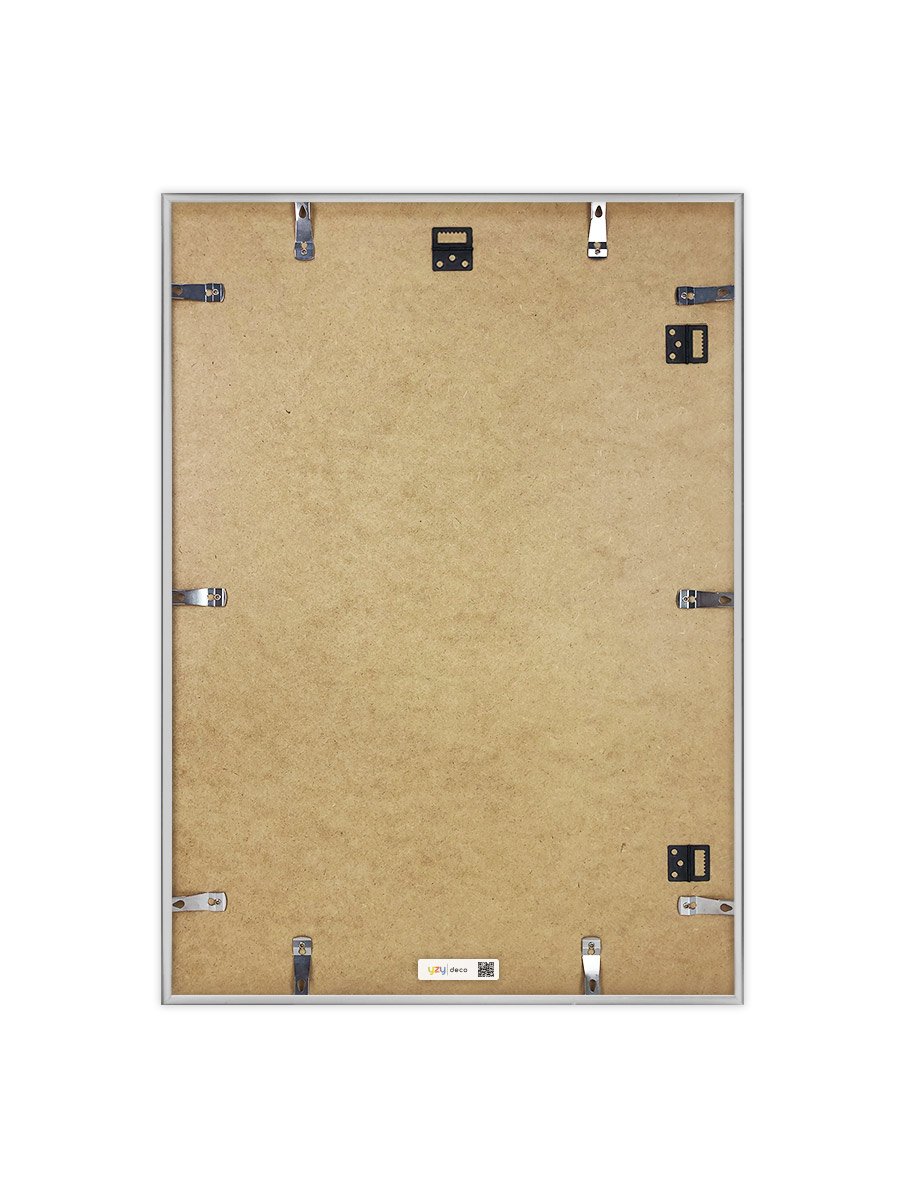 yzydeco Remelis sidabrinis metalinis 50×70 cm nugarele